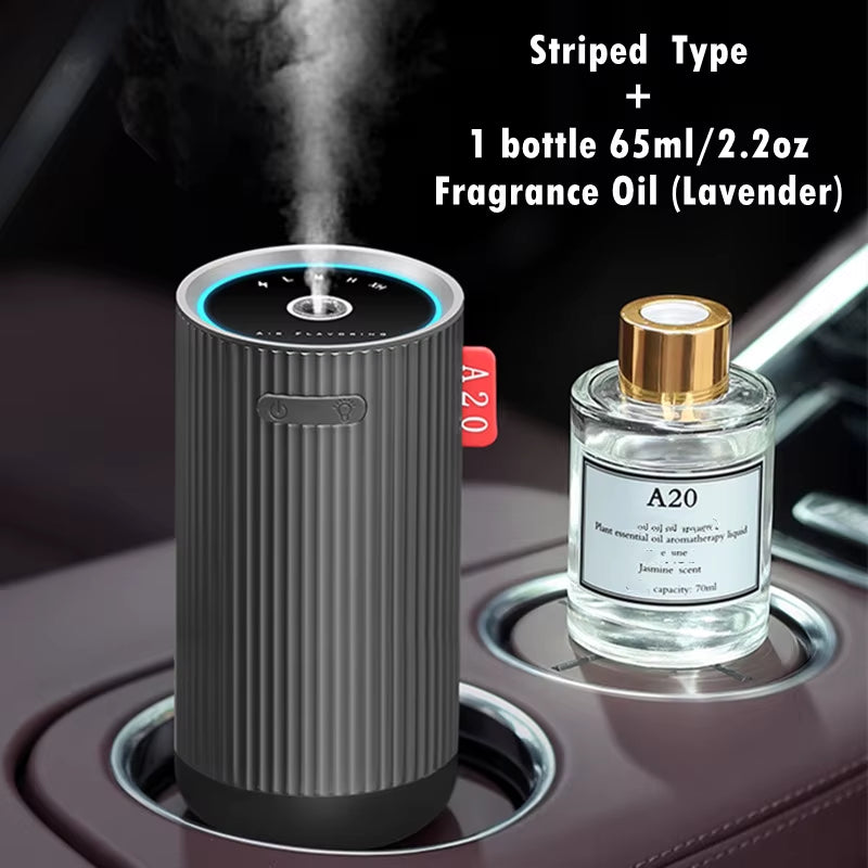 Smart AI Car Aroma Diffuser, Intelligent Aromatherapy Machine with Built-In AI Intelligent Sensor,Colorful Atmosphere Light