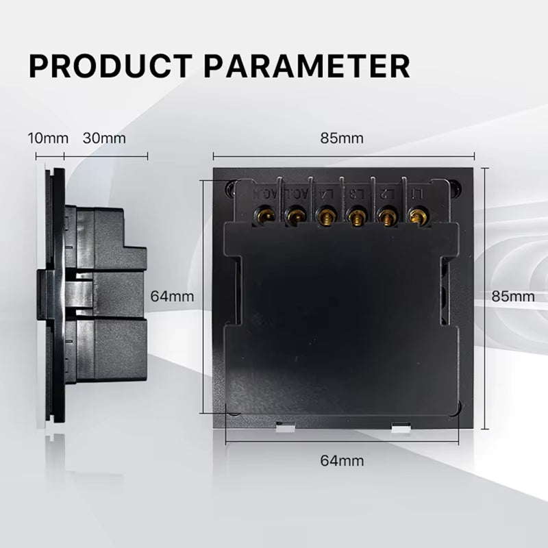 Tuya Zigbee Smart Scene Switch Lighting Smart Control Scene Control Switch Panel Smart Socket Smart Switch 485 86 Box