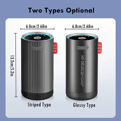 Smart AI Car Aroma Diffuser, Intelligent Aromatherapy Machine with Built-In AI Intelligent Sensor,Colorful Atmosphere Light