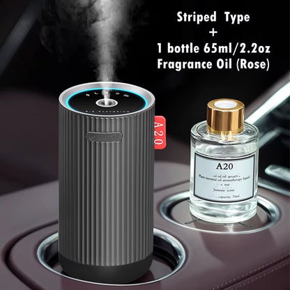 Smart AI Car Aroma Diffuser, Intelligent Aromatherapy Machine with Built-In AI Intelligent Sensor,Colorful Atmosphere Light